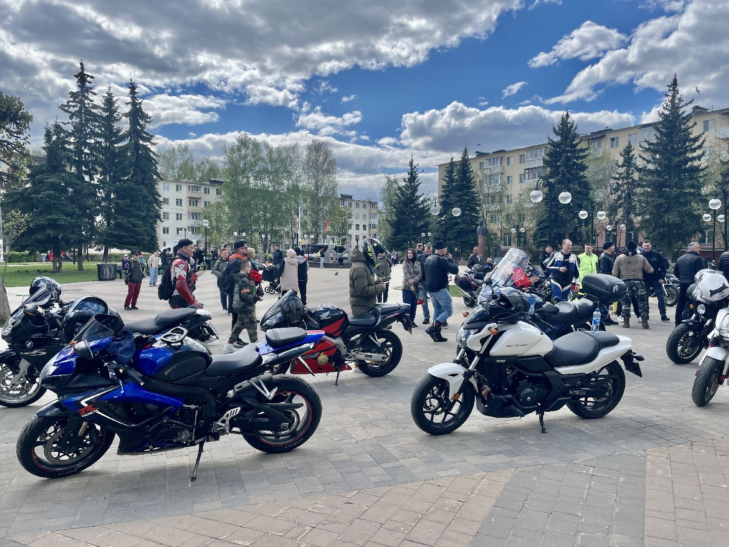 Клин, День Победы, автопробег, память