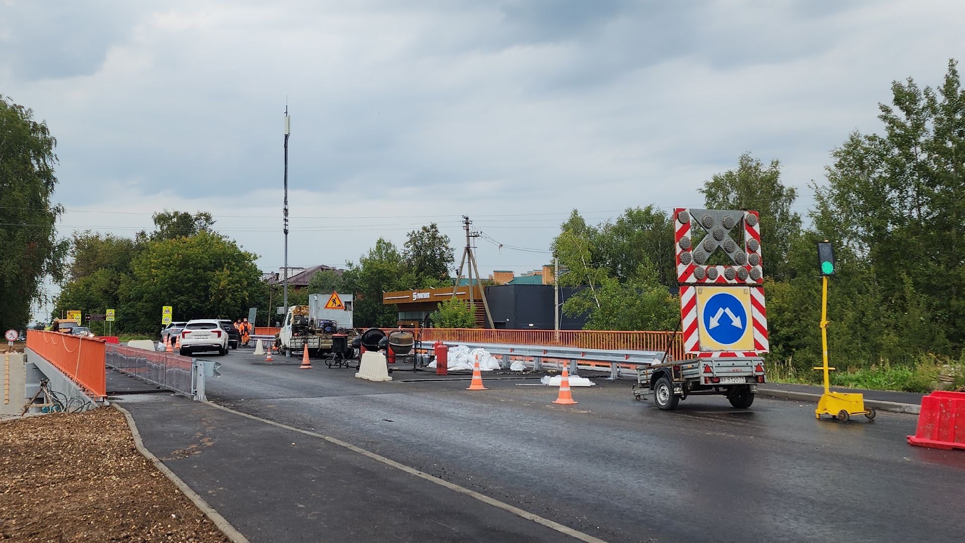 волоколамск, ремонт путепровода,