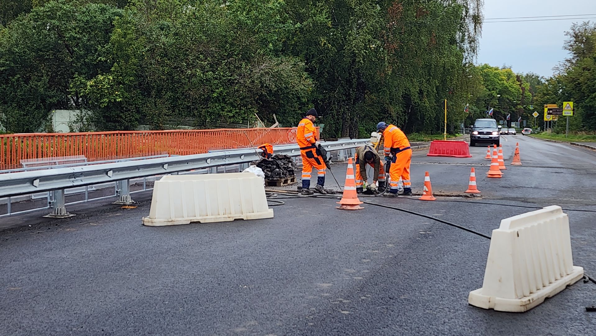 волоколамск, ремонт путепровода,