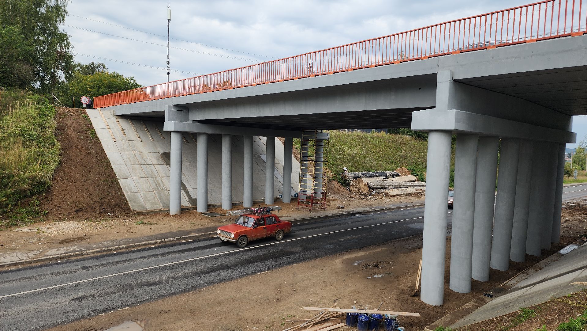 волоколамск, ремонт путепровода,