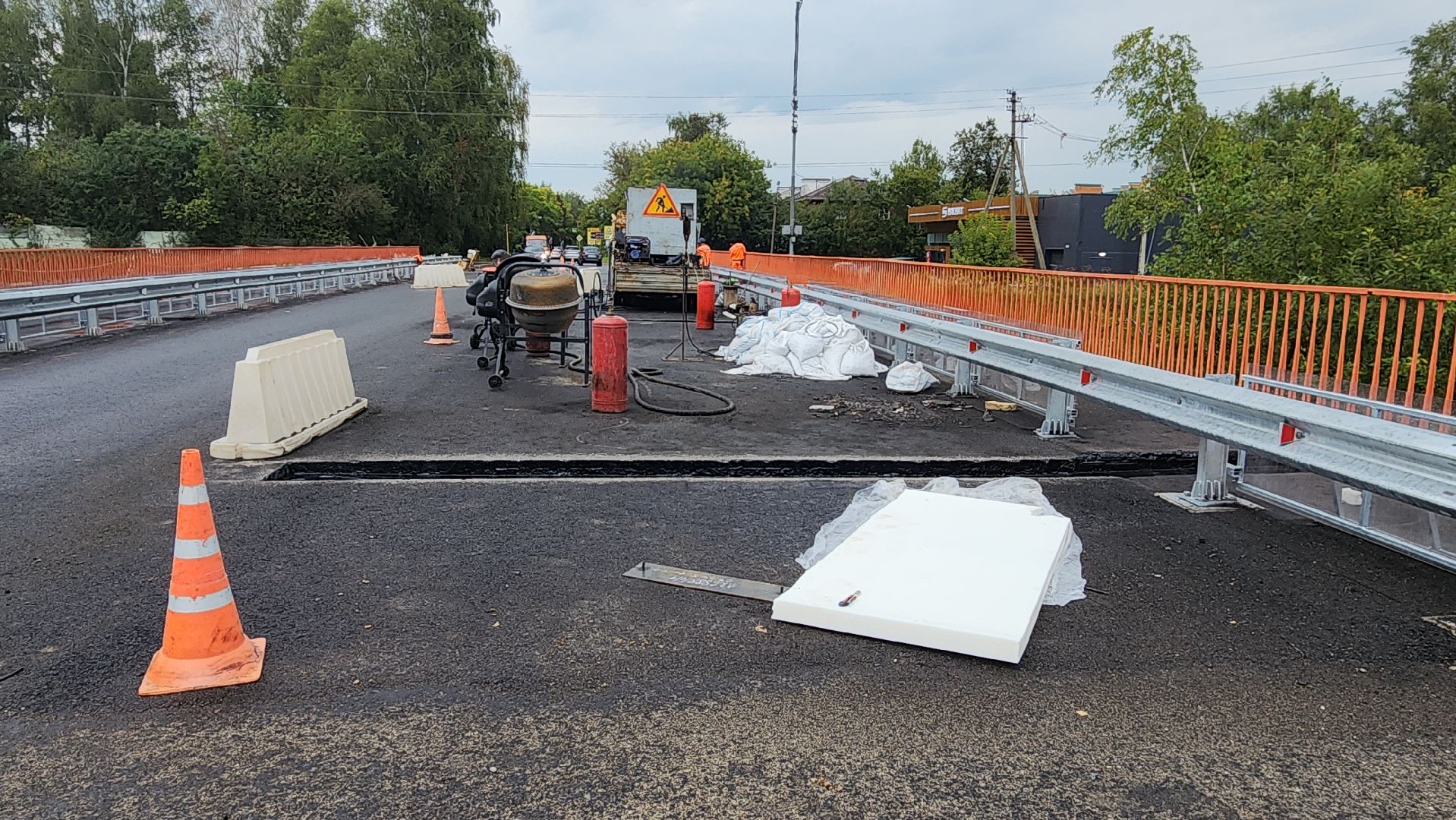 волоколамск, ремонт путепровода,