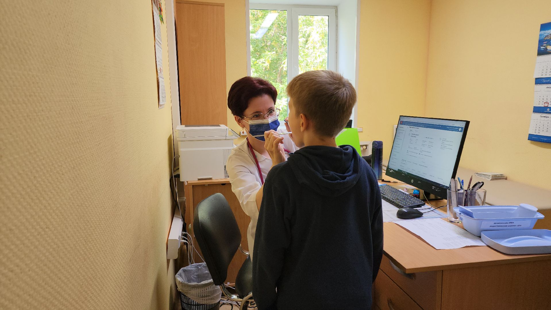 кашира, медицина, вакцинация детей от гриппа, дети, здоровье,