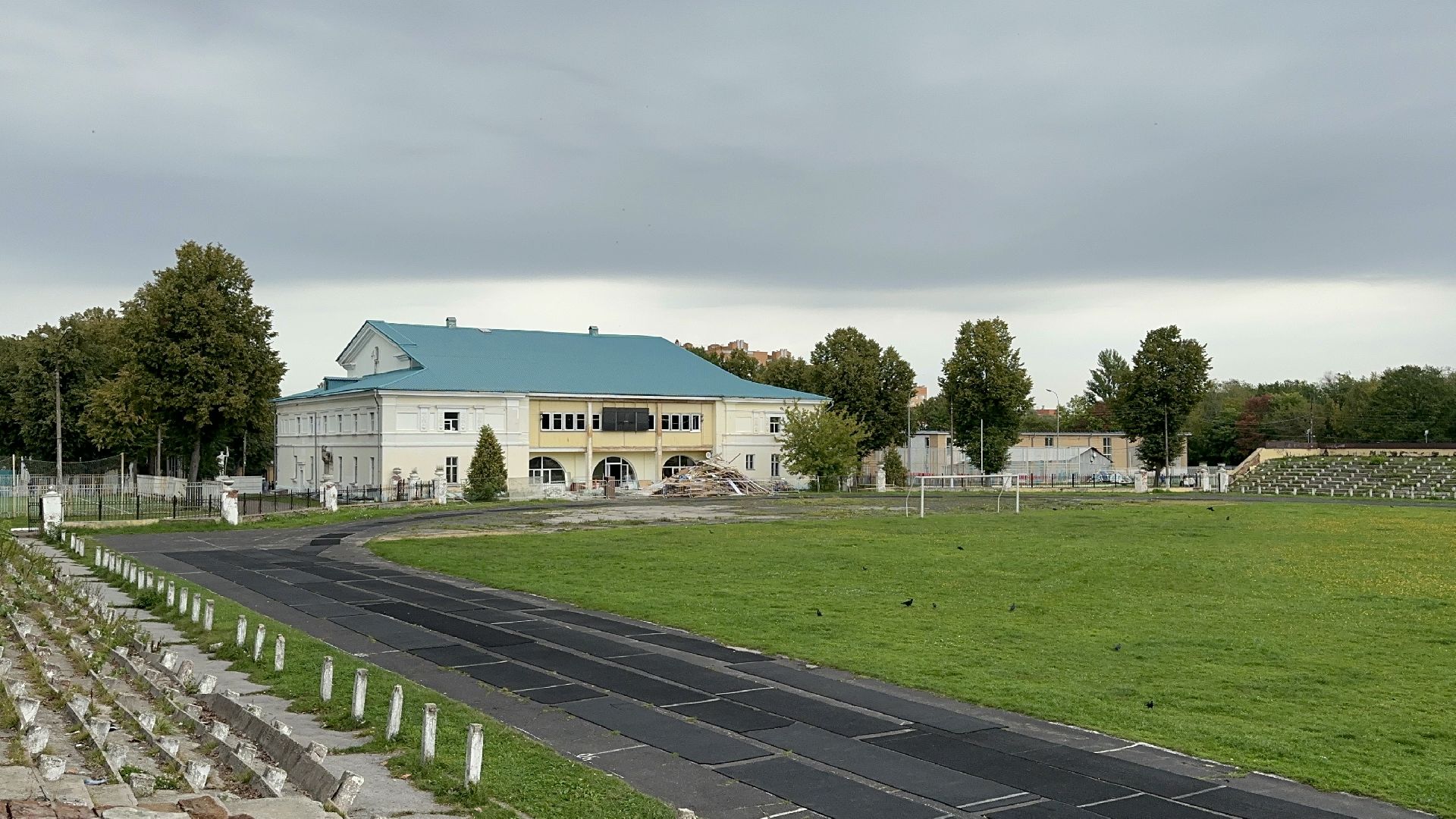 капитальный  ремонт, спорт, ступино, стадион металлург,