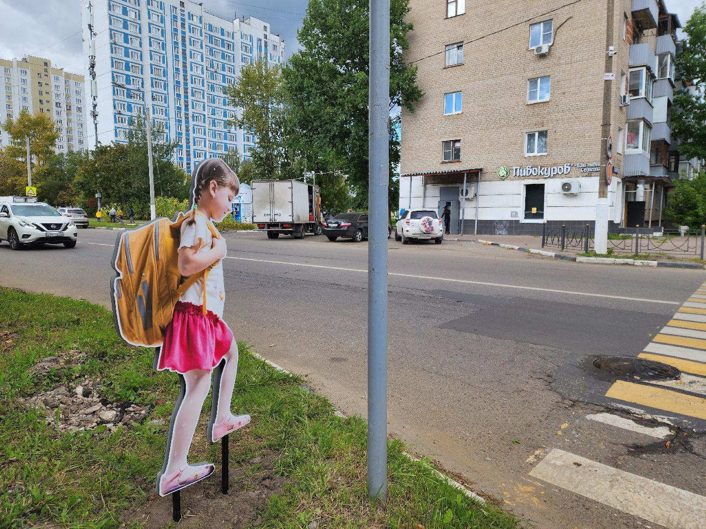 элекстросталь, пдд, пешеход, макет школьника, дорога, общество,