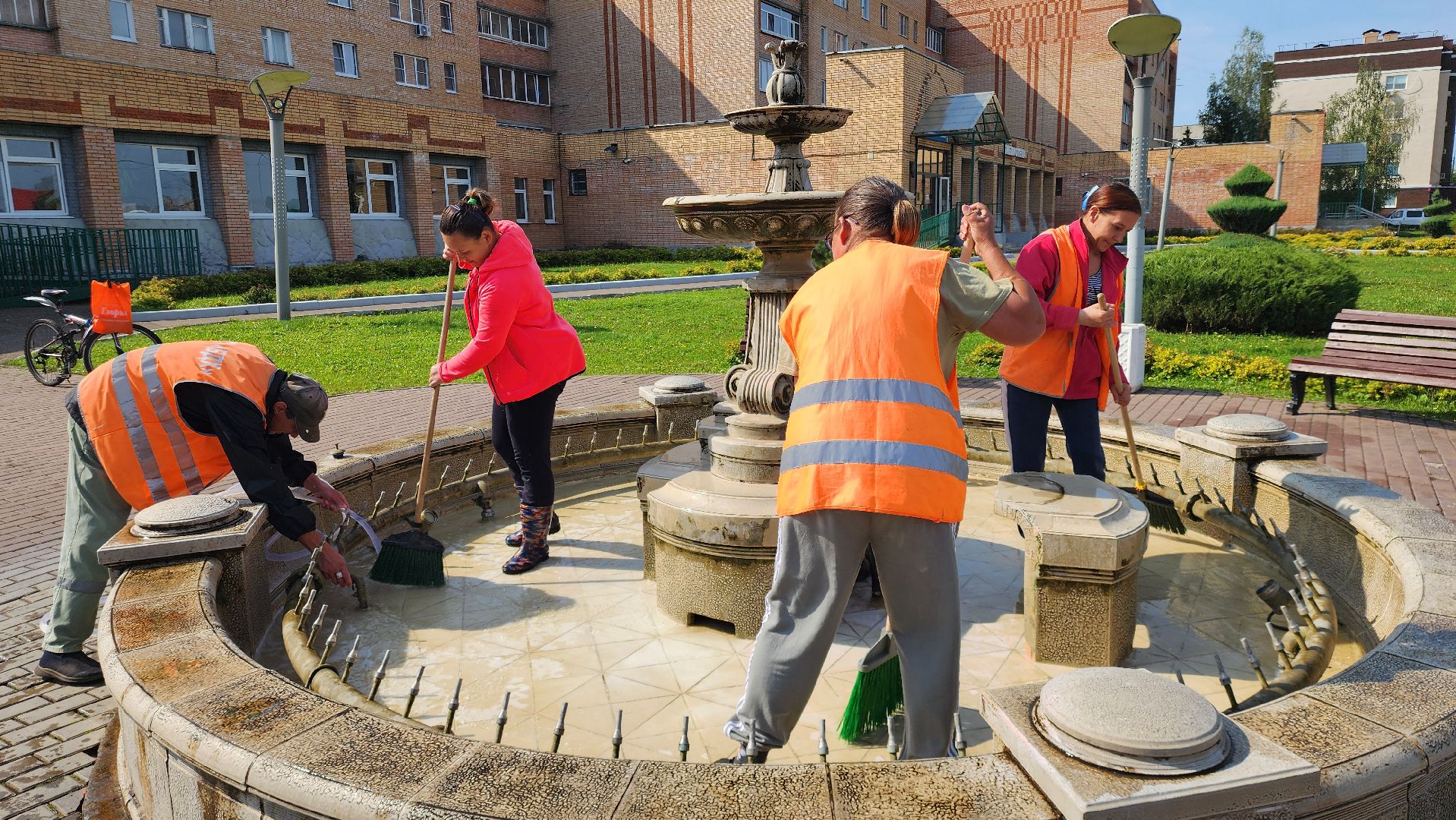 Серебряные пруды, благоустройство,