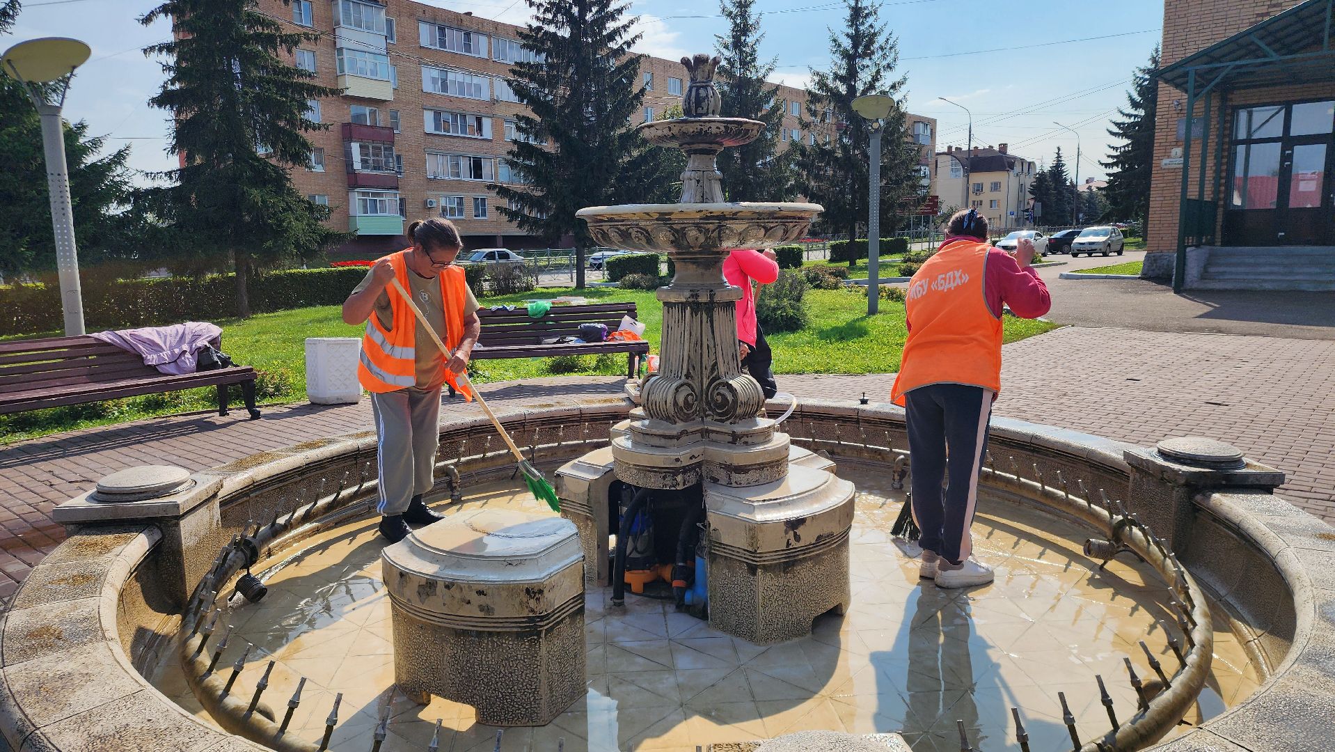 Серебряные пруды, благоустройство,