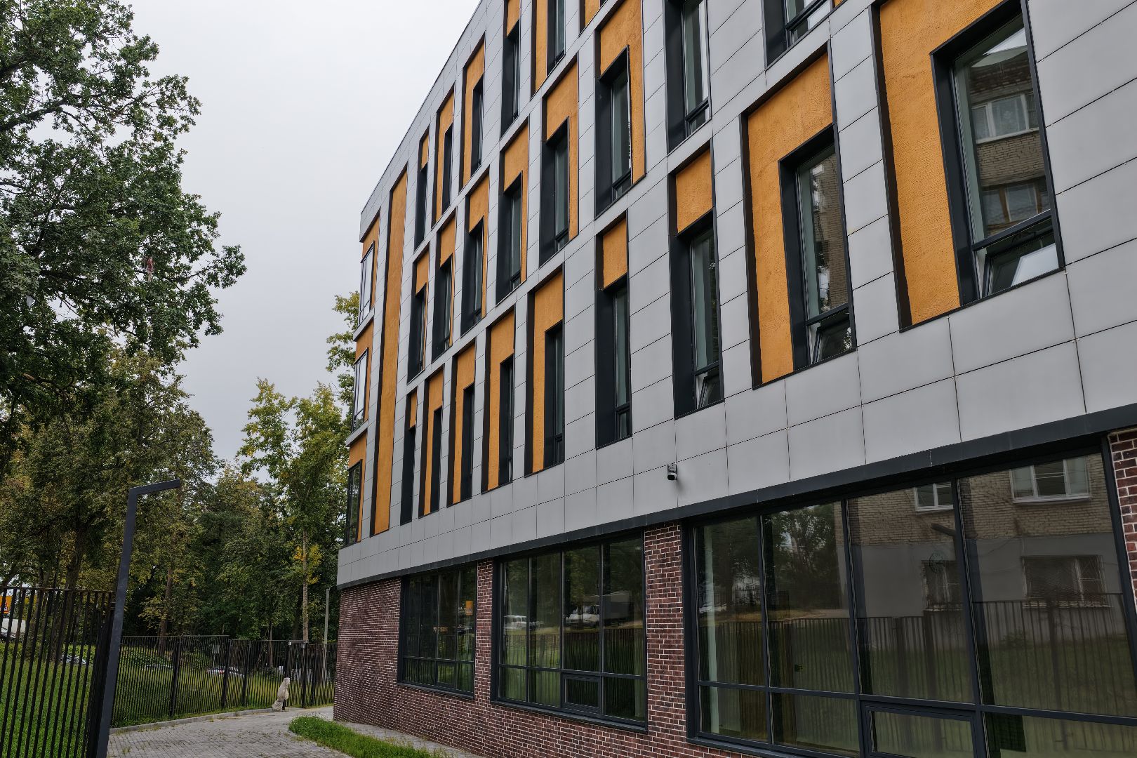 видео с коптера, новая школа в лыткарине,