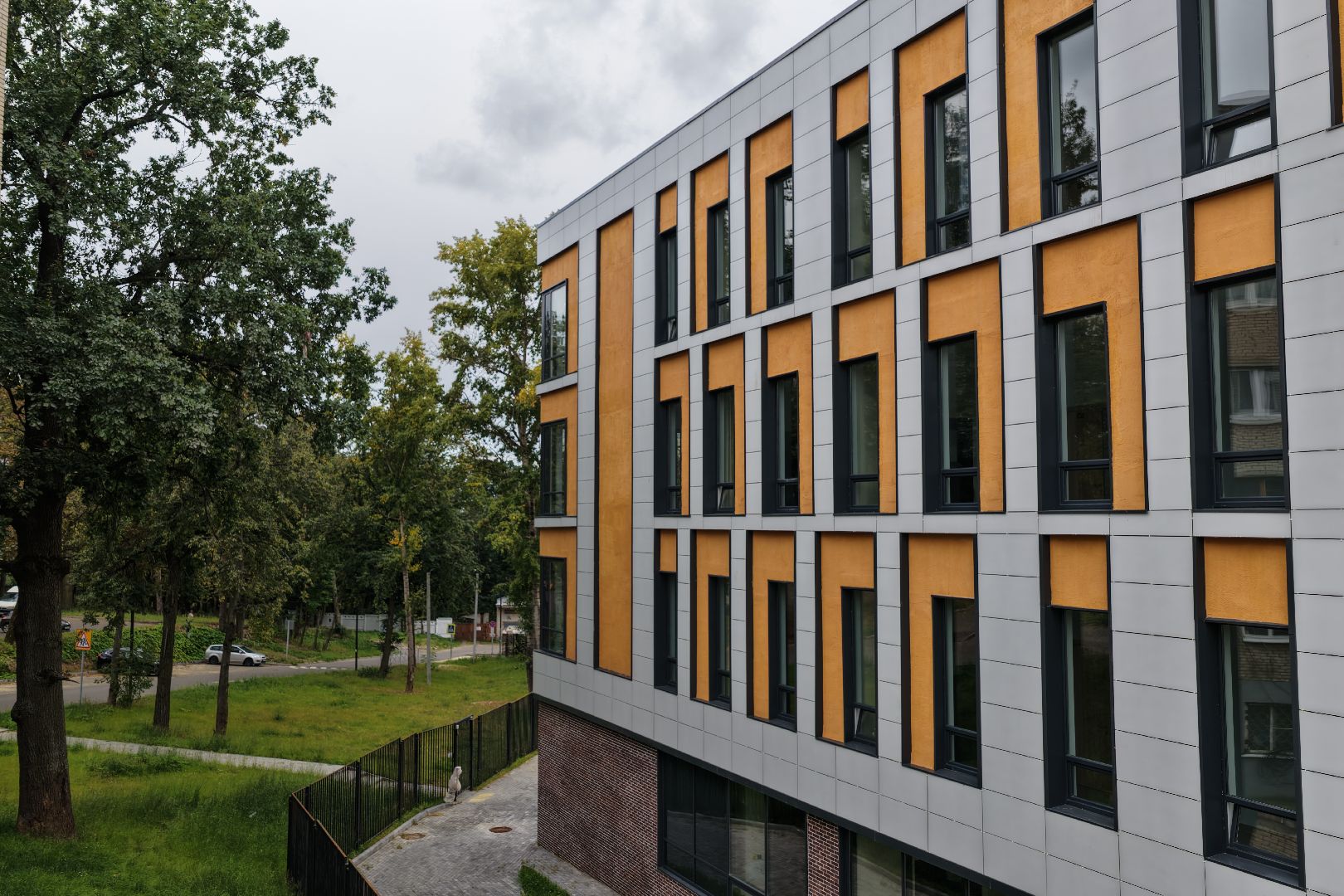 видео с коптера, новая школа в лыткарине,