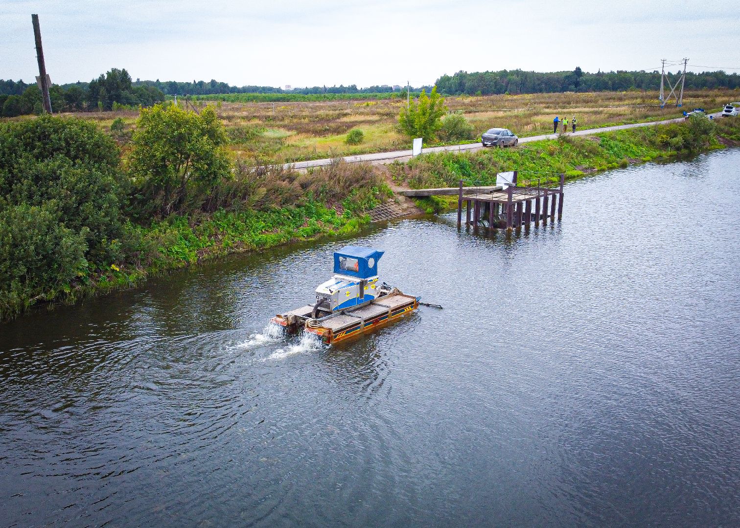 клин, общество, экология, очистка пруда, подмосковье,