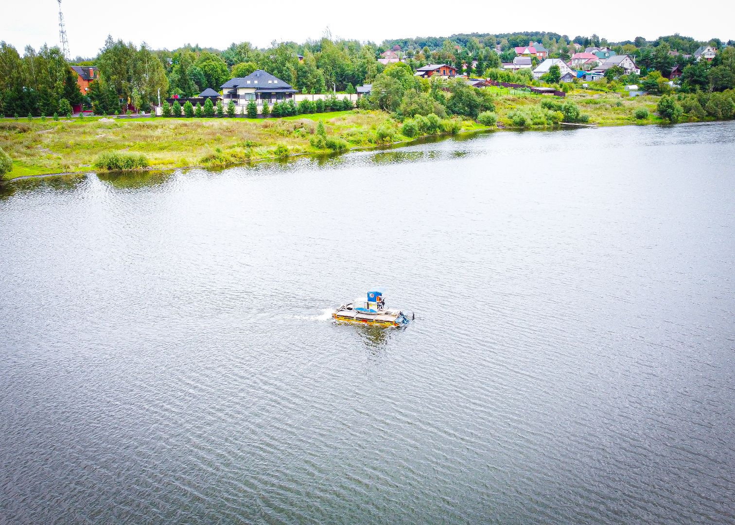 клин, общество, экология, очистка пруда, подмосковье,