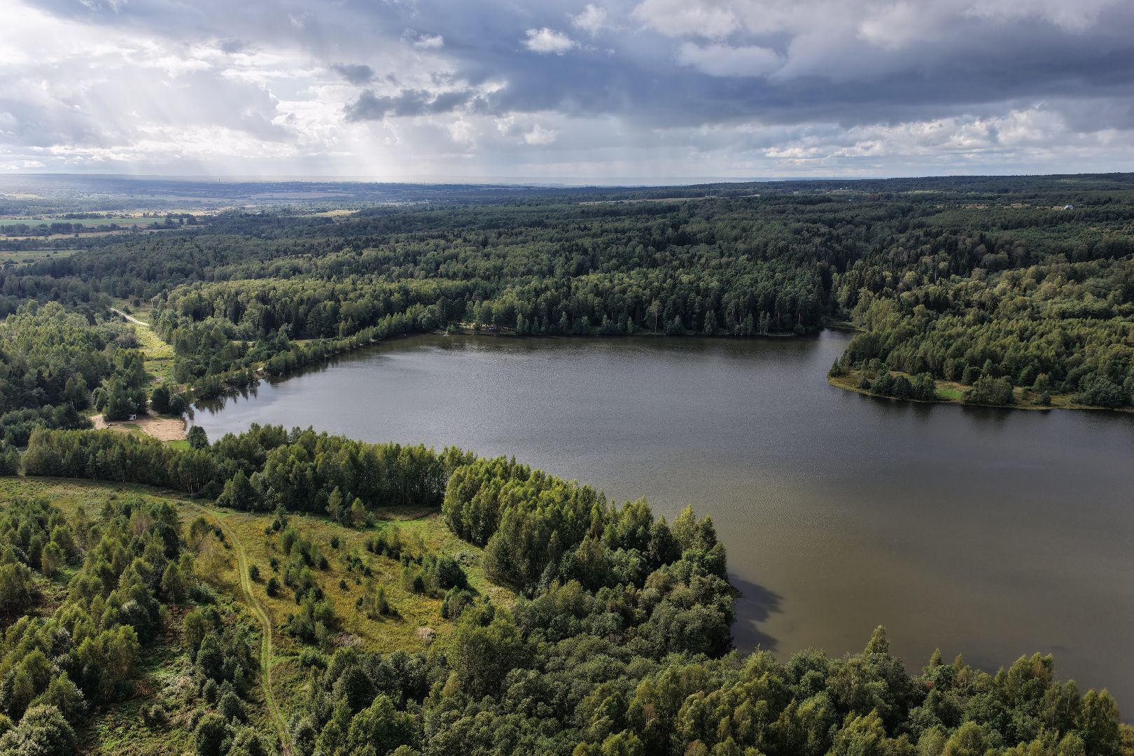 видео с коптера, очистка Ваулинской плотины, экология подмосковья,
