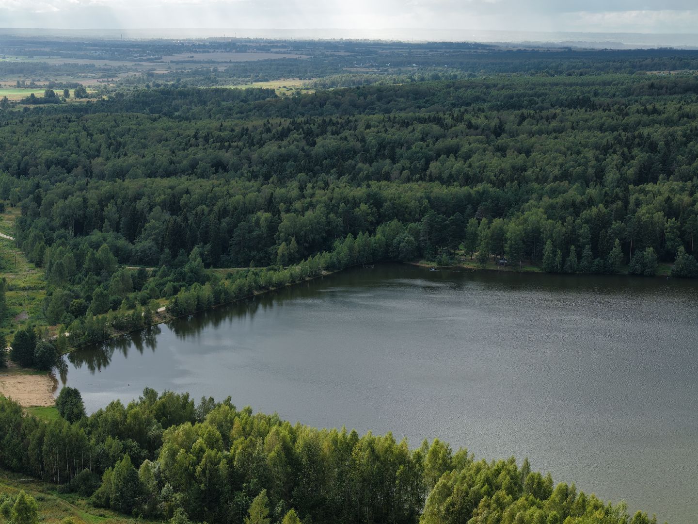 видео с коптера, очистка Ваулинской плотины, экология подмосковья,