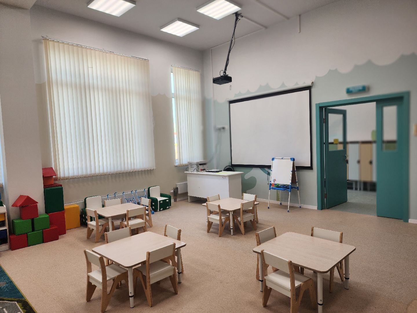 королёв, новый детский сад лесная сказка, королев жк театральный парк,  королев новый детский сад на 107 мест,