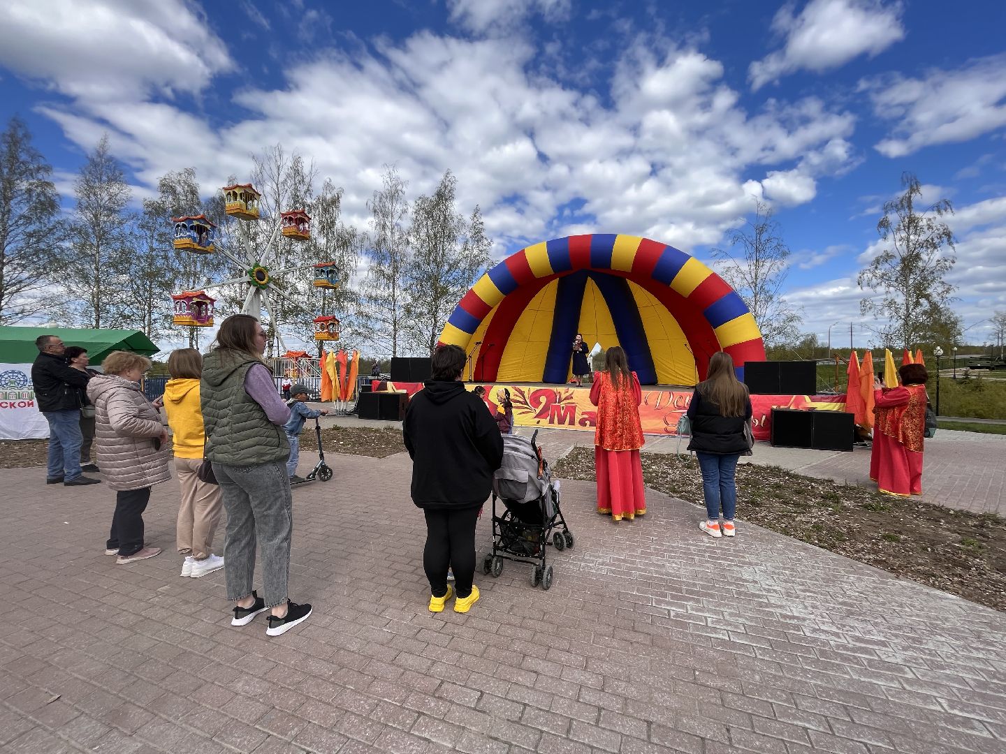 Шаховская, День Победы, парк