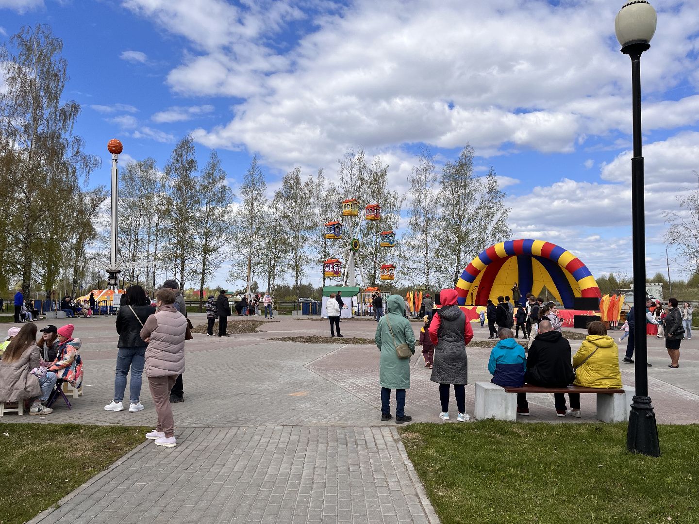 Шаховская, День Победы, парк