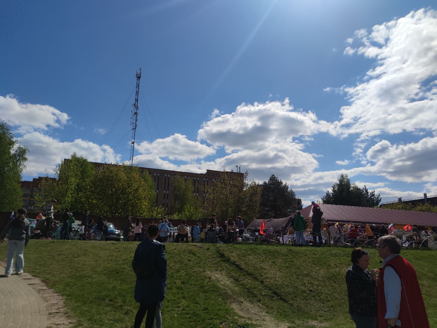 праздник, День Победы, парк, Дубна