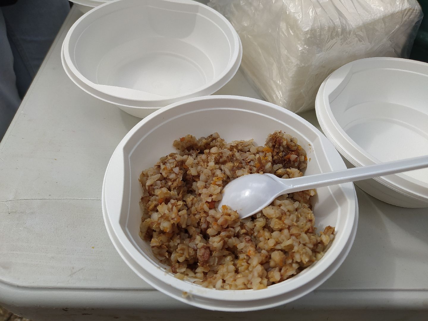 День Победы, полевая кухня, каша