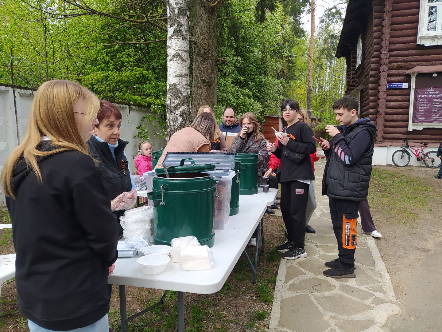 День Победы, полевая кухня, каша