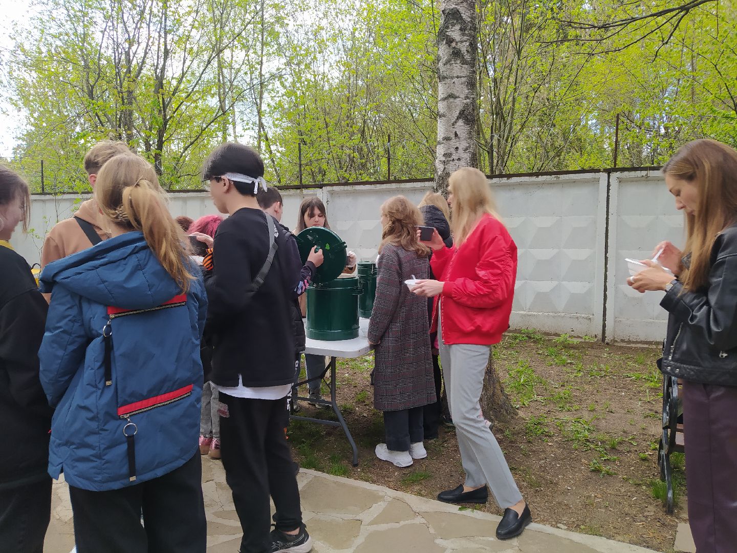 День Победы, полевая кухня, каша