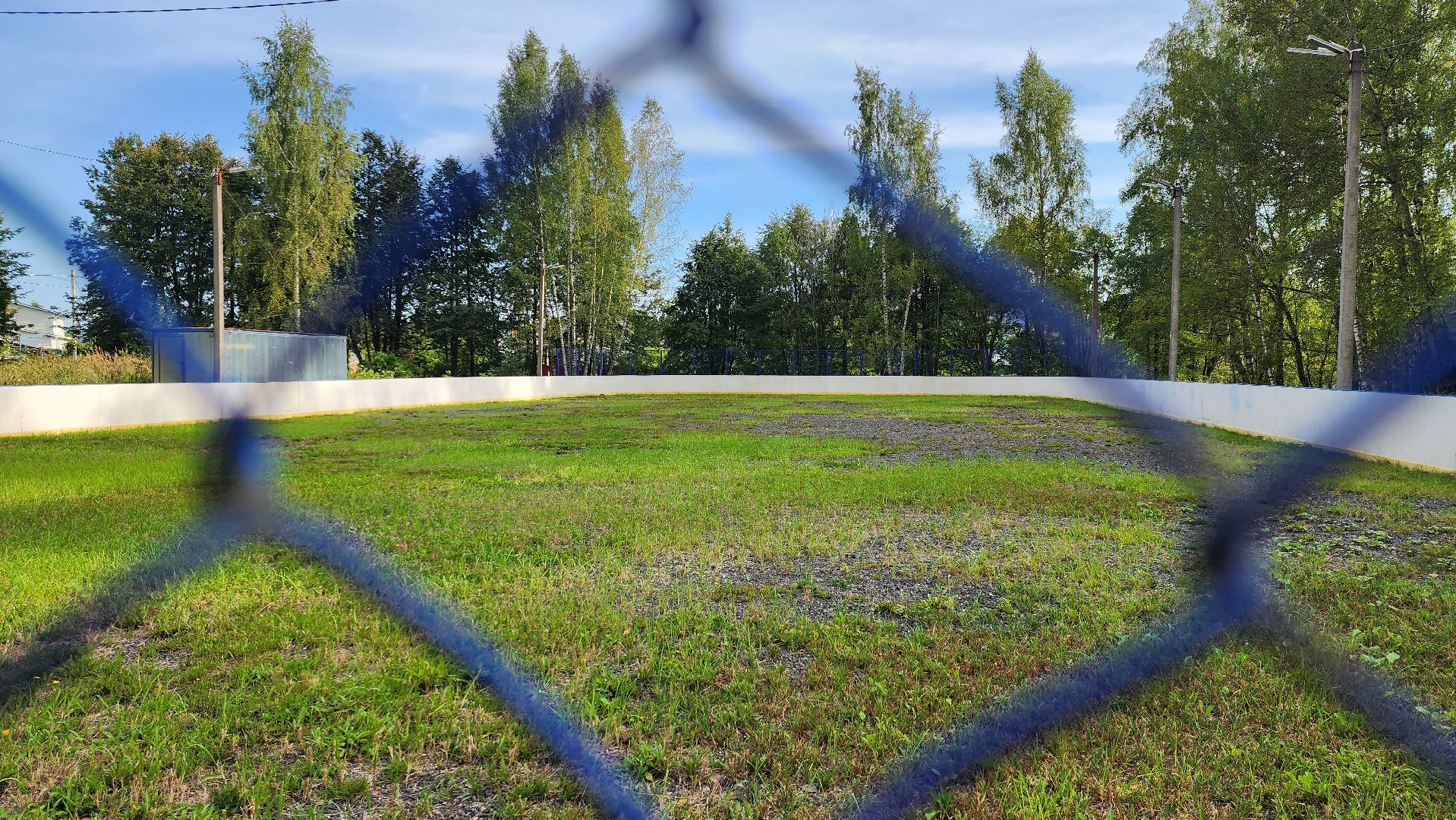 Руза, выездная администиация, хоккейная коробка,