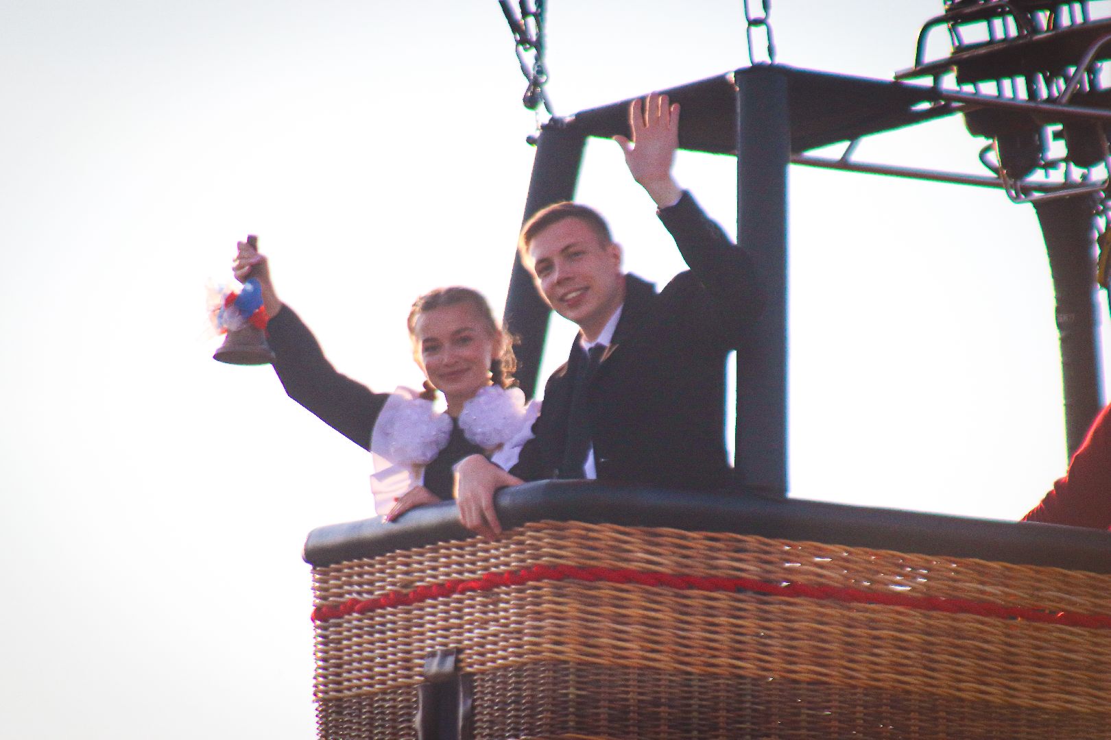 клин, общество, день знаний, дети, полет теплового аэростата,