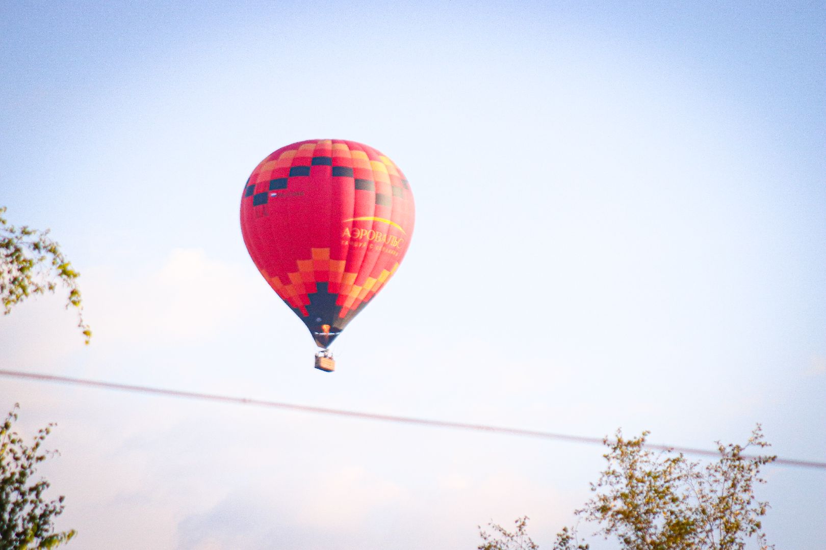 клин, общество, день знаний, дети, полет теплового аэростата,