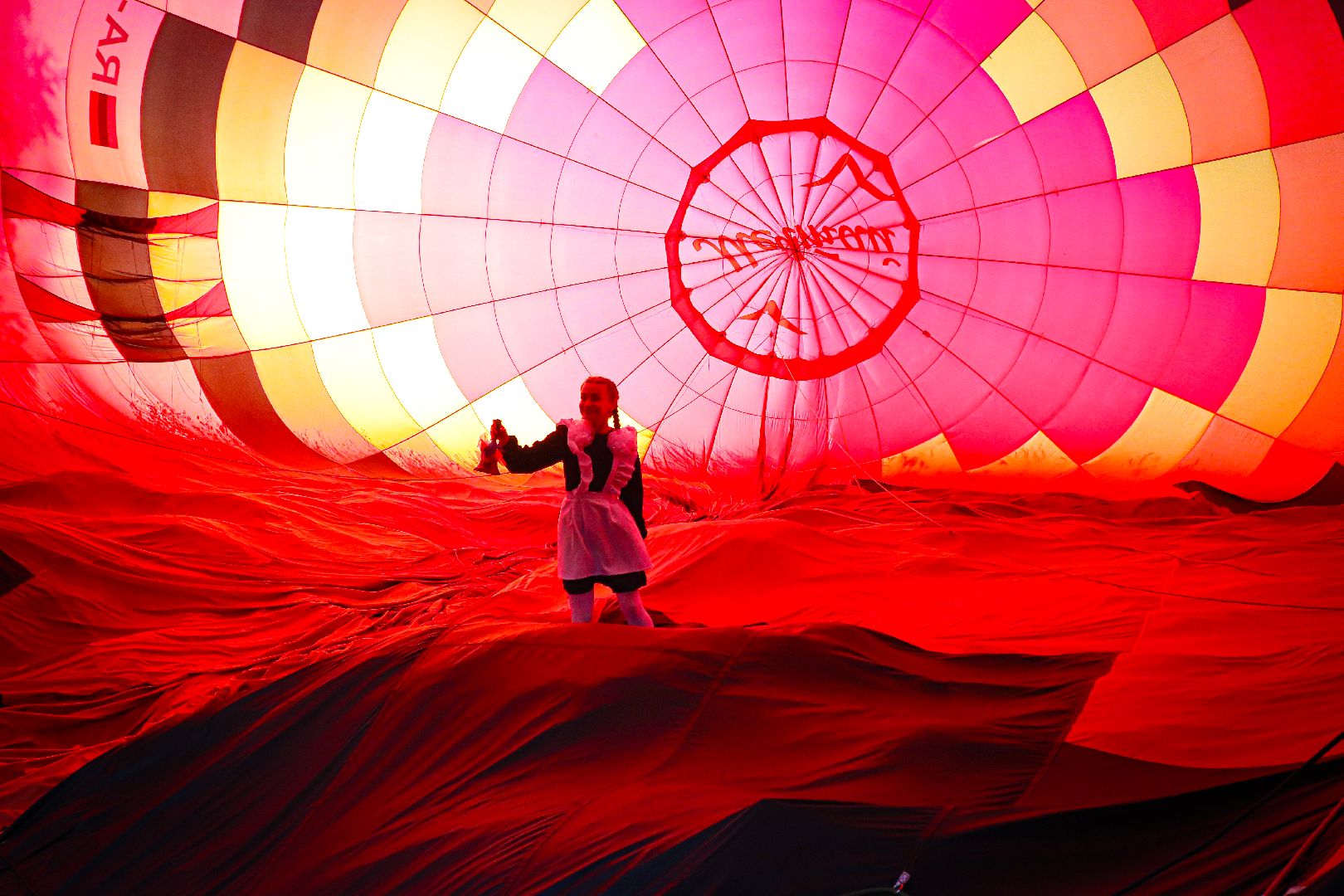 клин, общество, день знаний, дети, полет теплового аэростата,