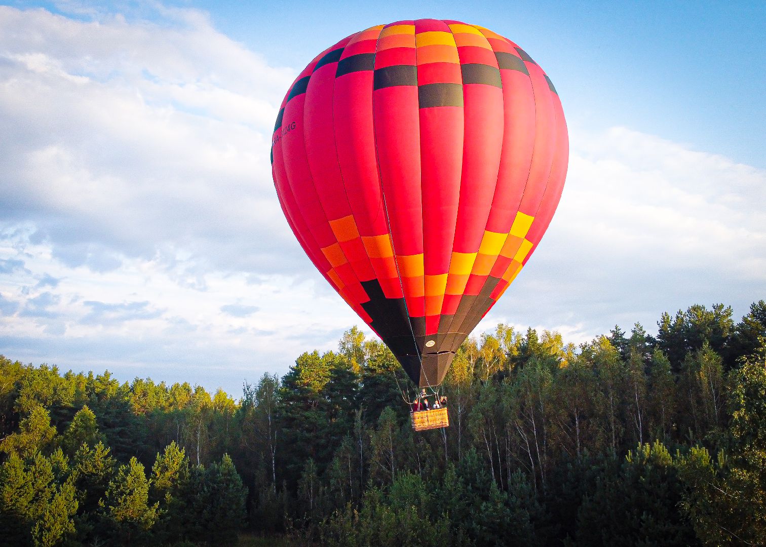 клин, общество, день знаний, дети, полет теплового аэростата,