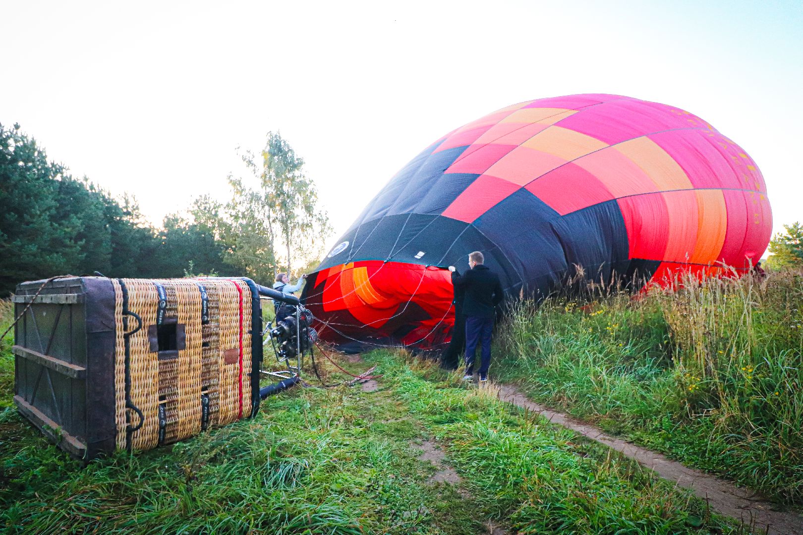 клин, общество, день знаний, дети, полет теплового аэростата,