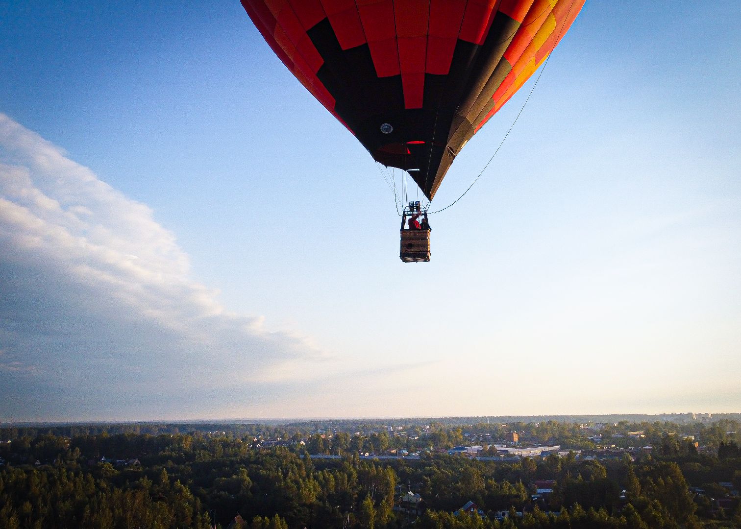 клин, общество, день знаний, дети, полет теплового аэростата,