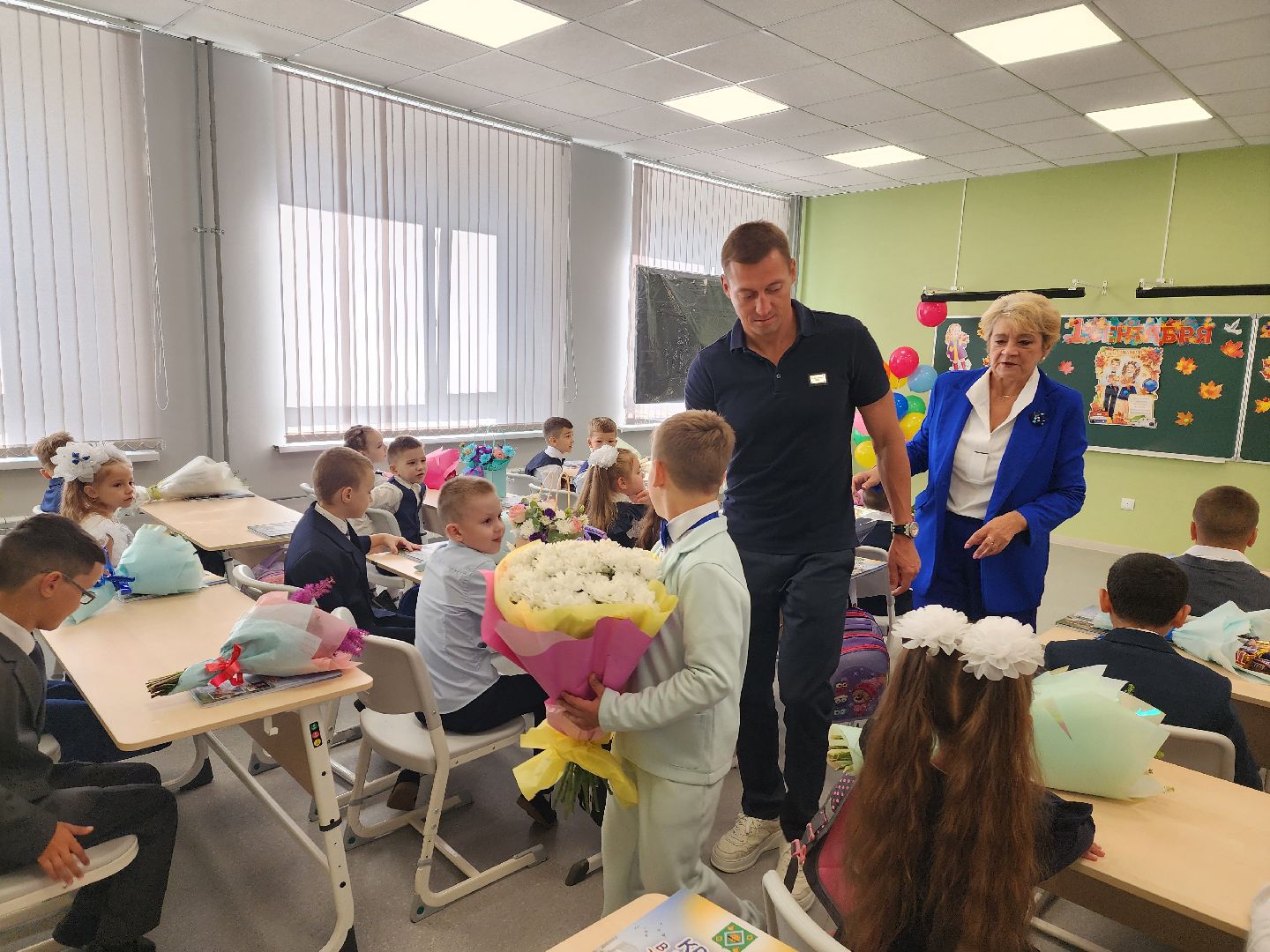 красноармейск, городской округ пушкинский, день знаний , капремонт школы, александр легков,