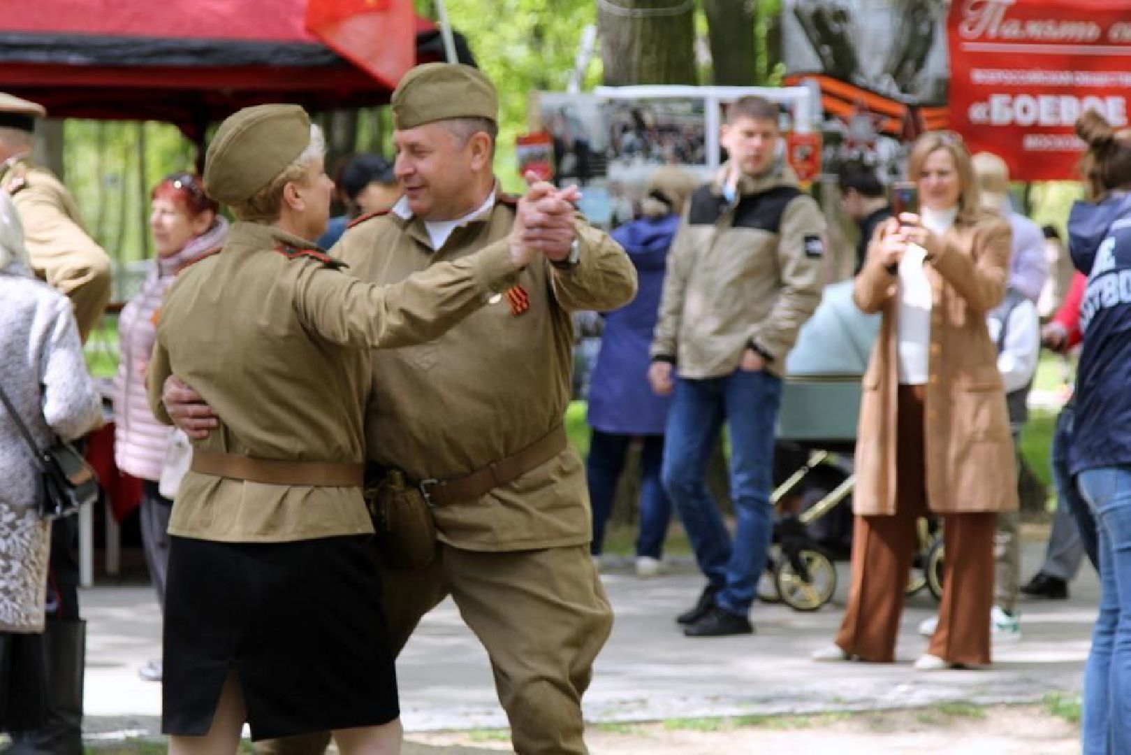 День Победы, праздник, парк, Воскресенск