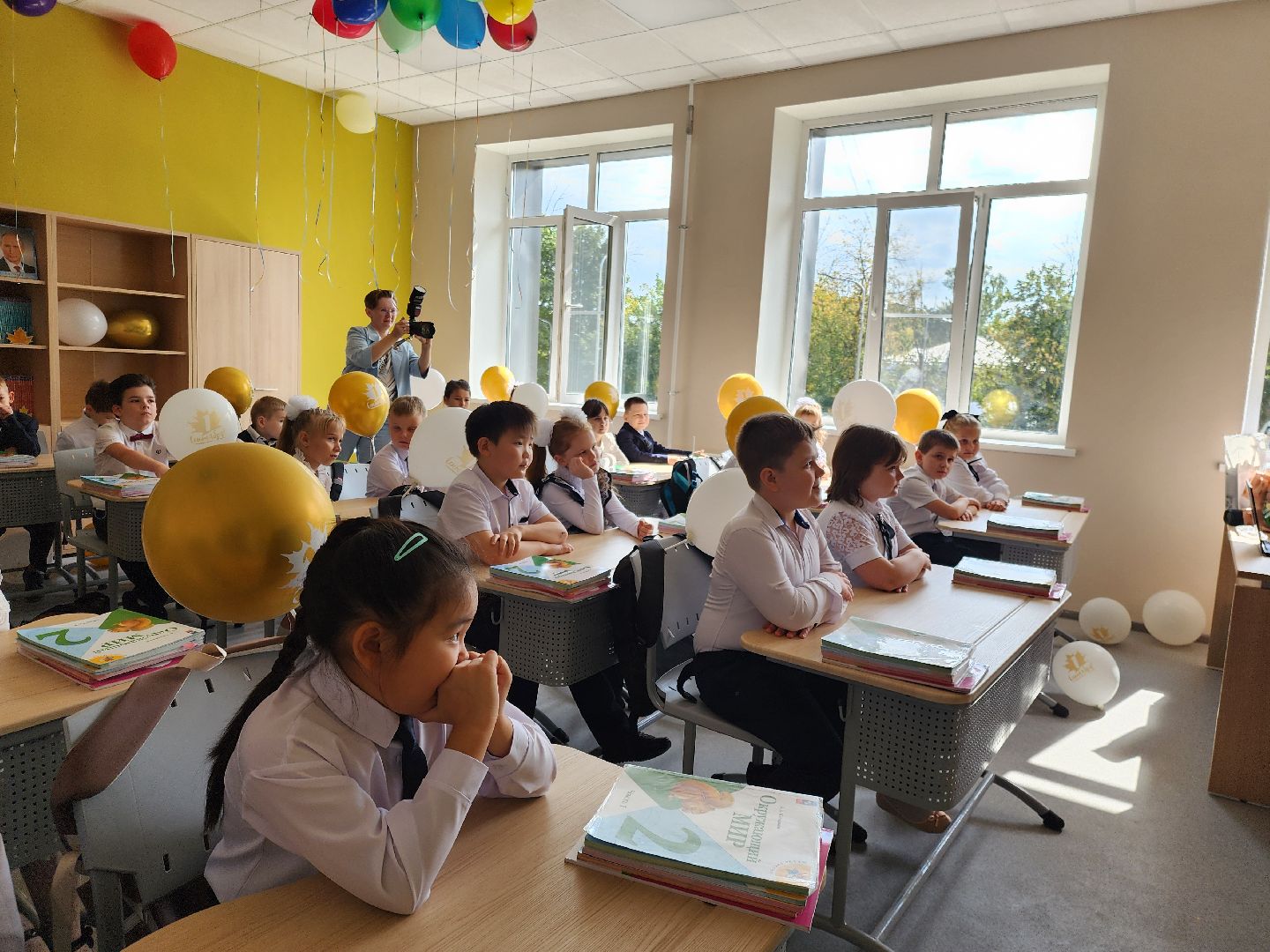 электросталь, школа, день знаний, образование, 1 сентября, капитальный ремонт школы,