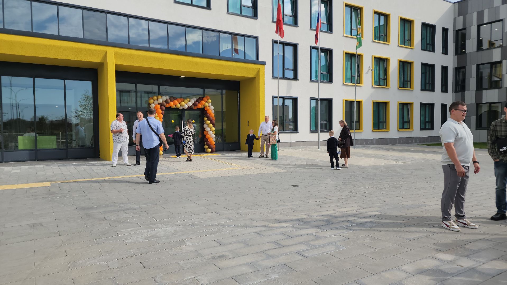 пушкинский городской округ, первое сентября, 1 сентября, новая школа, линейка,