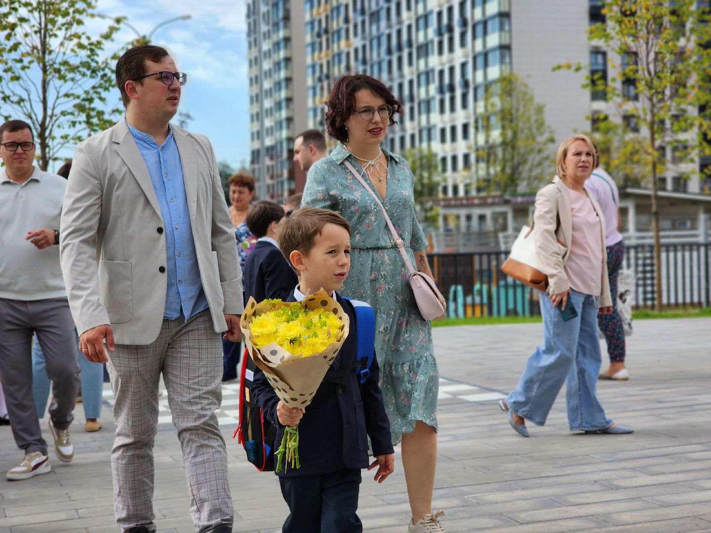 пушкинский городской округ, первое сентября, 1 сентября, новая школа, линейка,