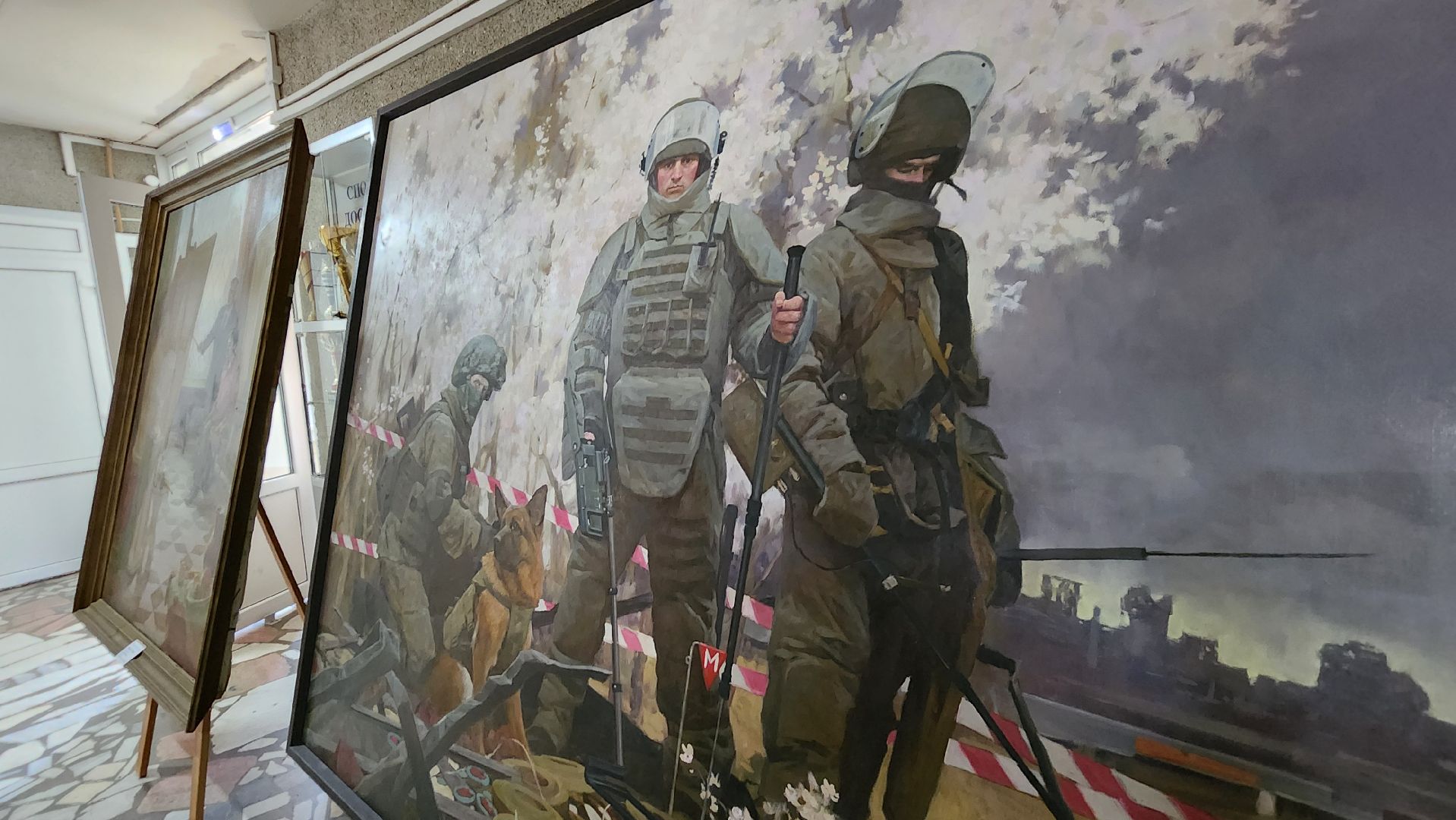 культура, гимназия протвино, выставка живописи,