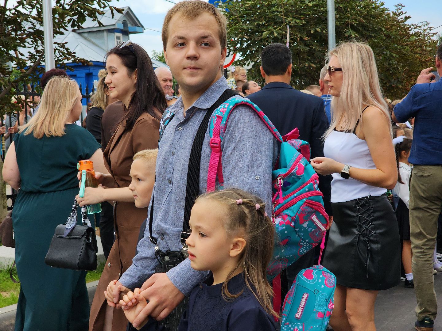 день знаний,  первое сентября, школьная линейка, рабочий поселок обухово, богородский городской округ,