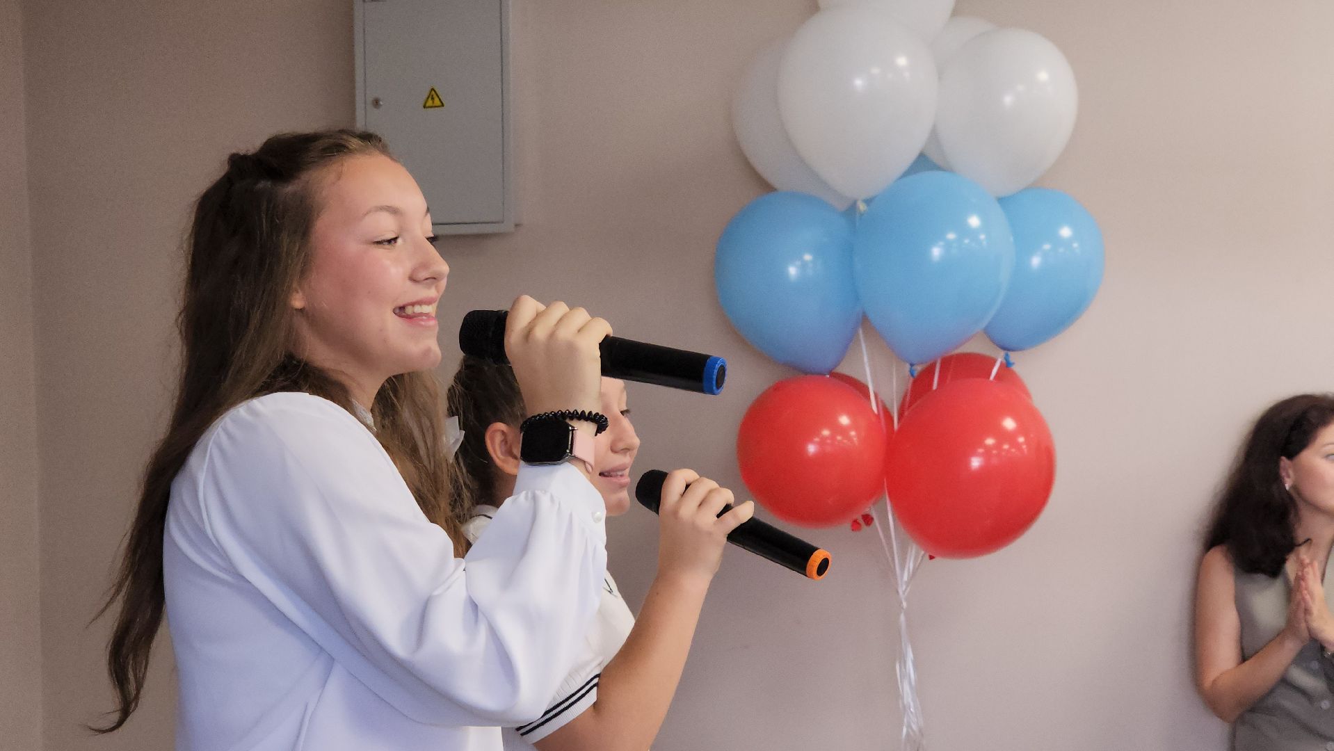 1 сентября, Обновленная школа в Монино, щёлково, поздравление ветерана,