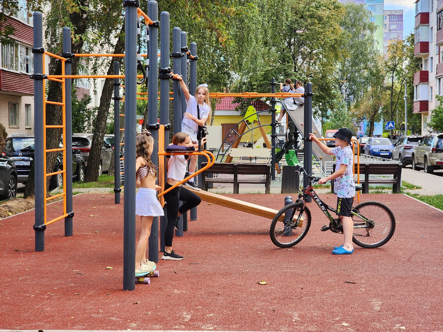 раменское, благоустройство, детские и спортивные площадки, площадка для воркаута на Гурьева 13,