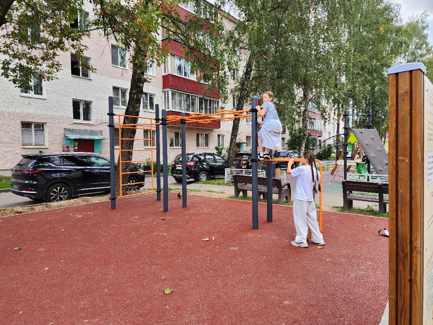 раменское, благоустройство, детские и спортивные площадки, площадка для воркаута на Гурьева 13,