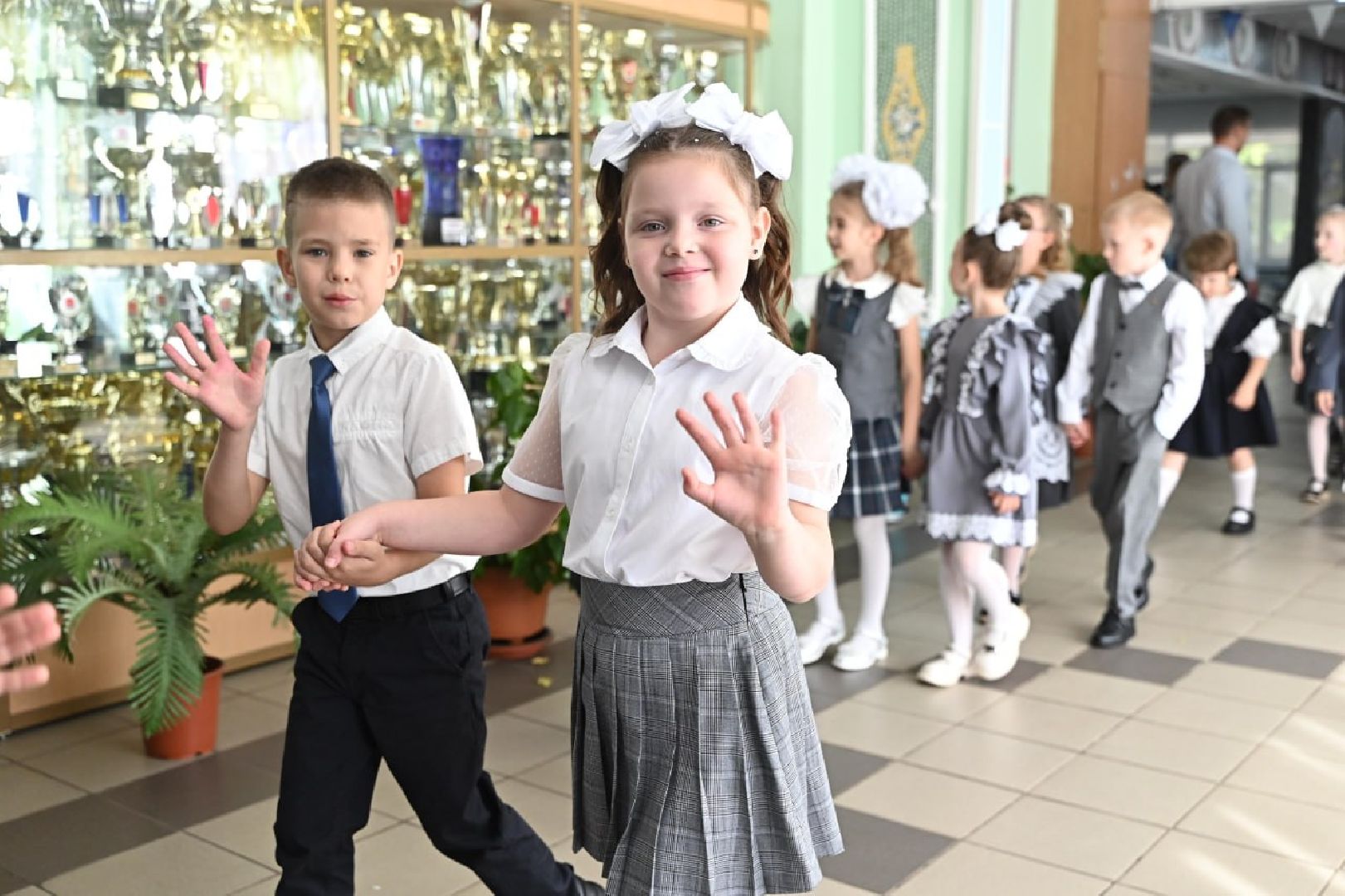 общество, образование, лыткарино, первый звонок, первое сентября, первоклассники,