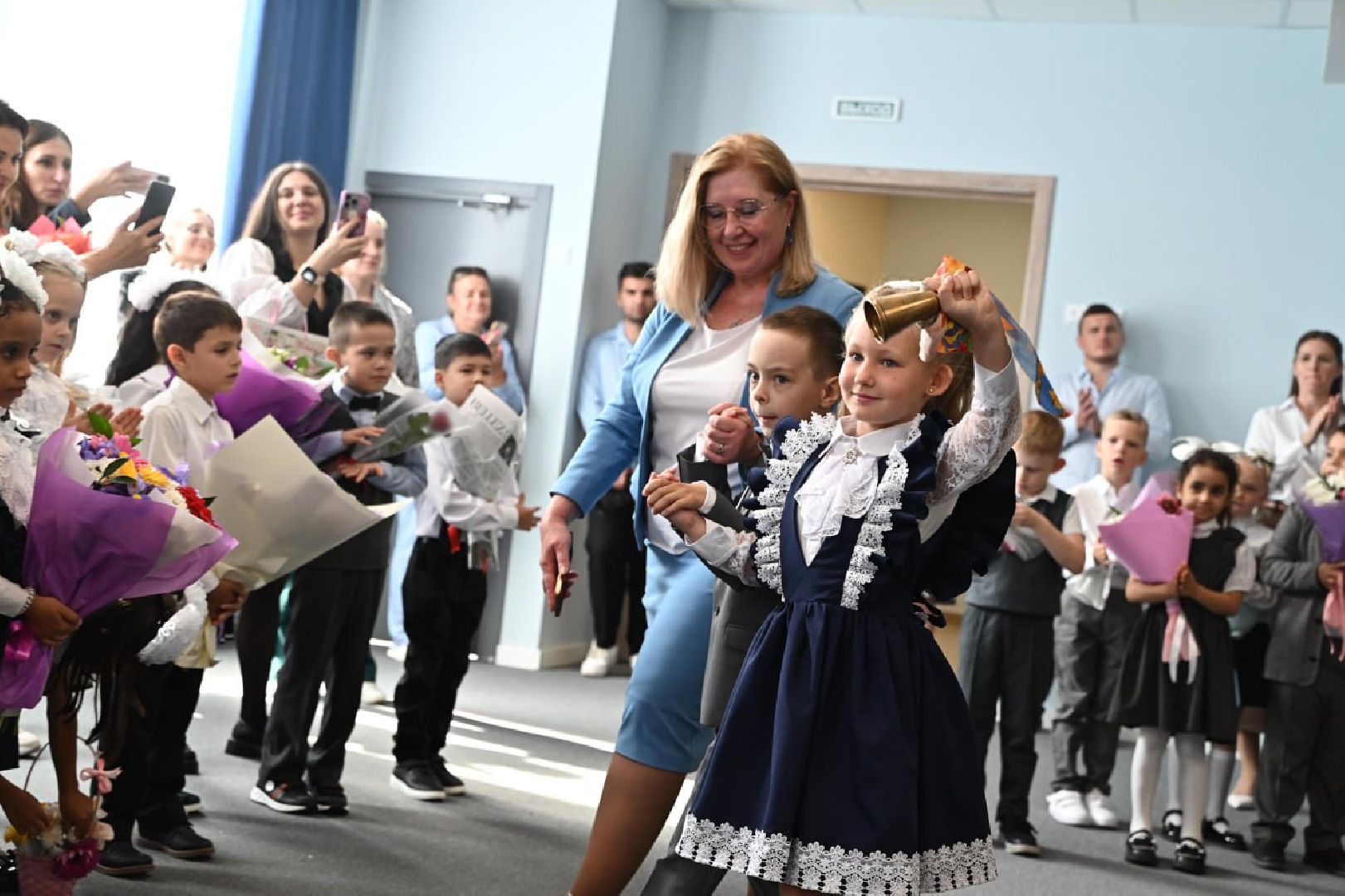 общество, образование, лыткарино, первый звонок, первое сентября, первоклассники,