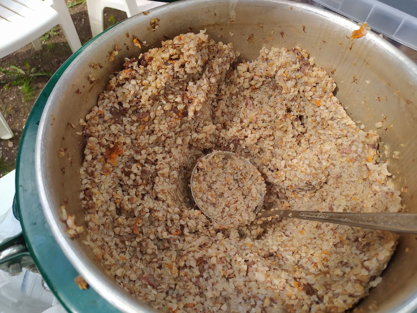 День Победы, полевая кухня, чай, каша