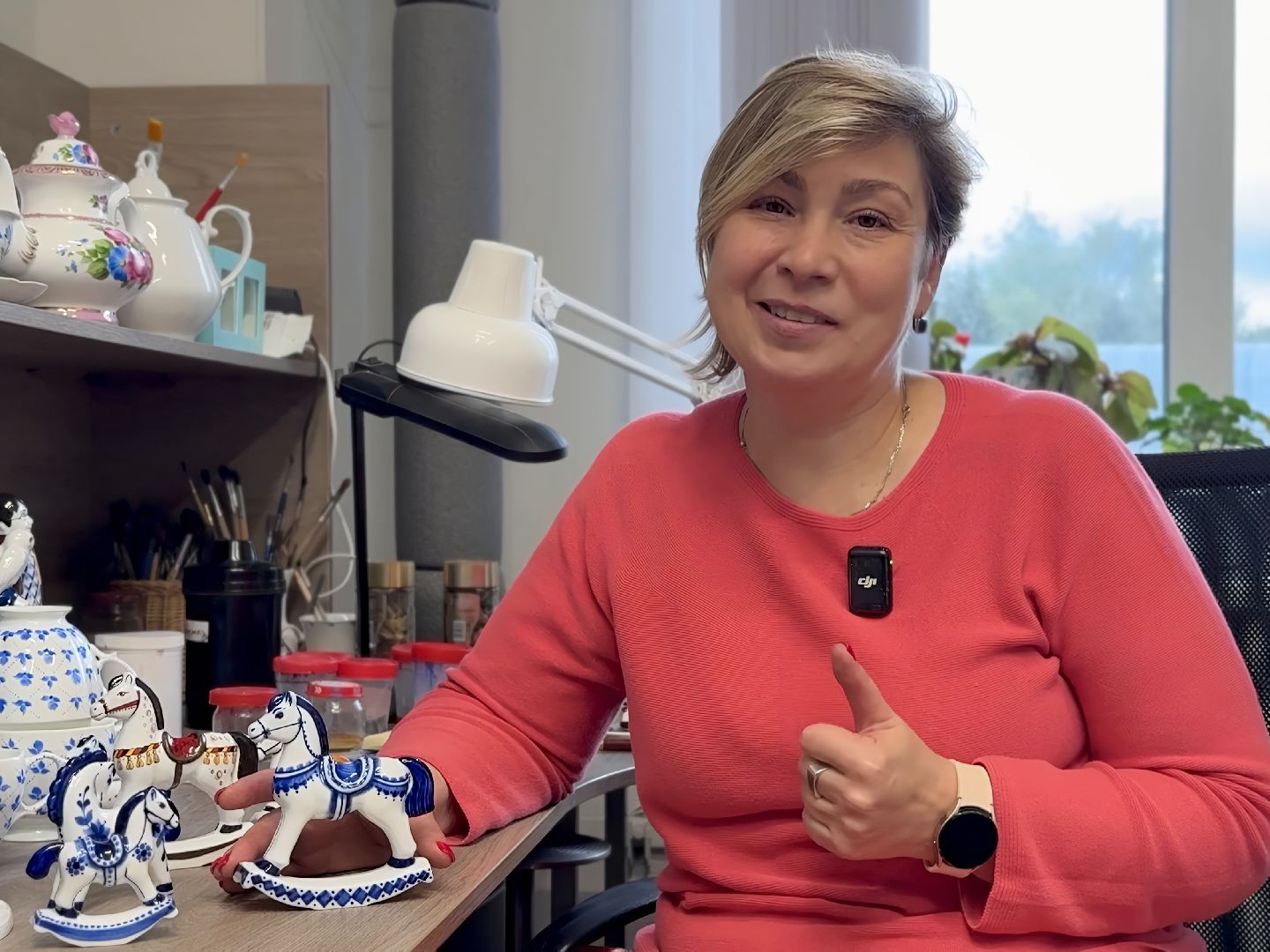 гжель, сувенир, новый год, год лошади, объединение гжель,