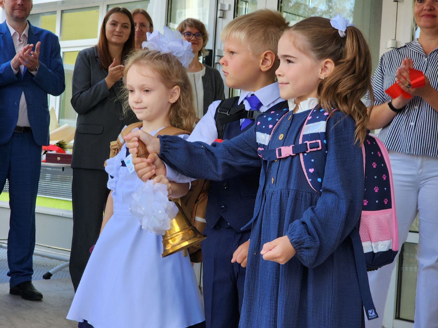 фрязино, 1 сентября, первоклассники подмосковья, капитальный ремонт школы,