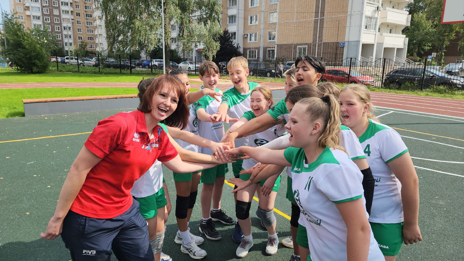 образование, школа, спортивное ядро, школьный стадион, лосино-петровский,