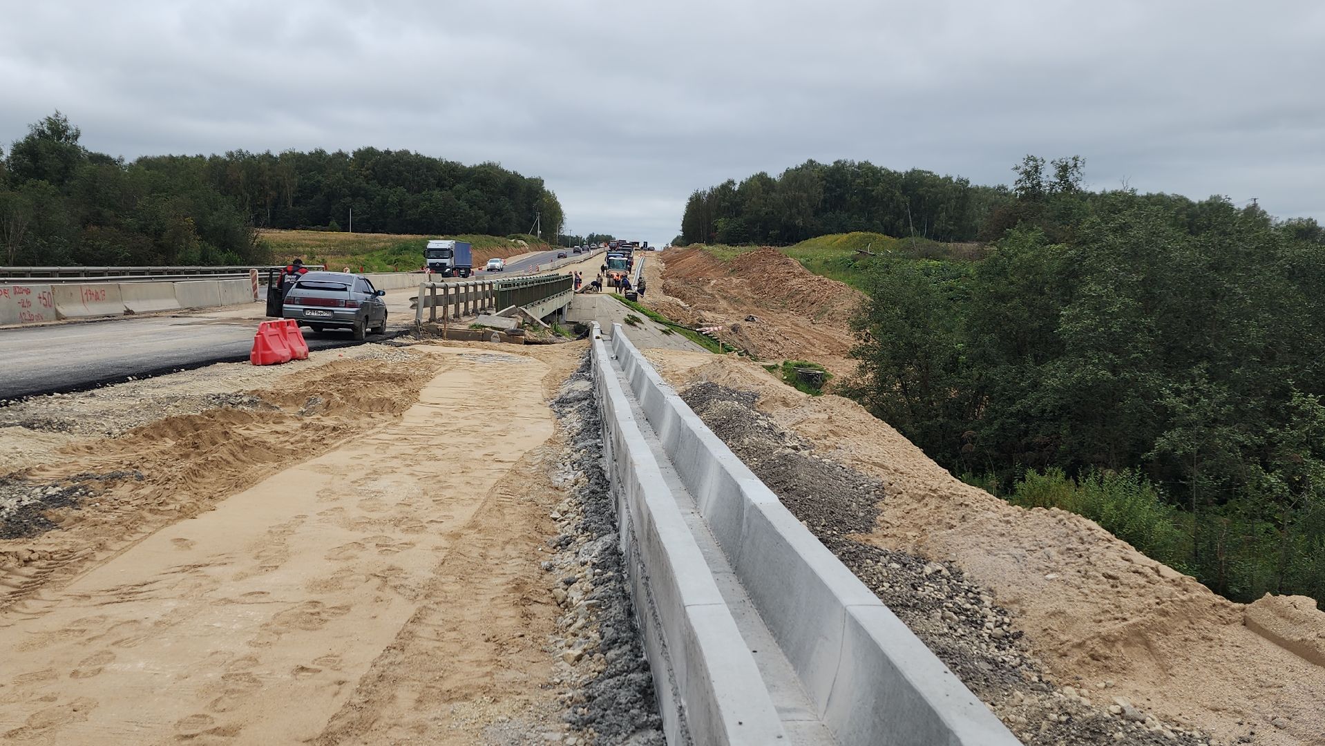 м-9, балтия, ремонт дороги, волоколамск,