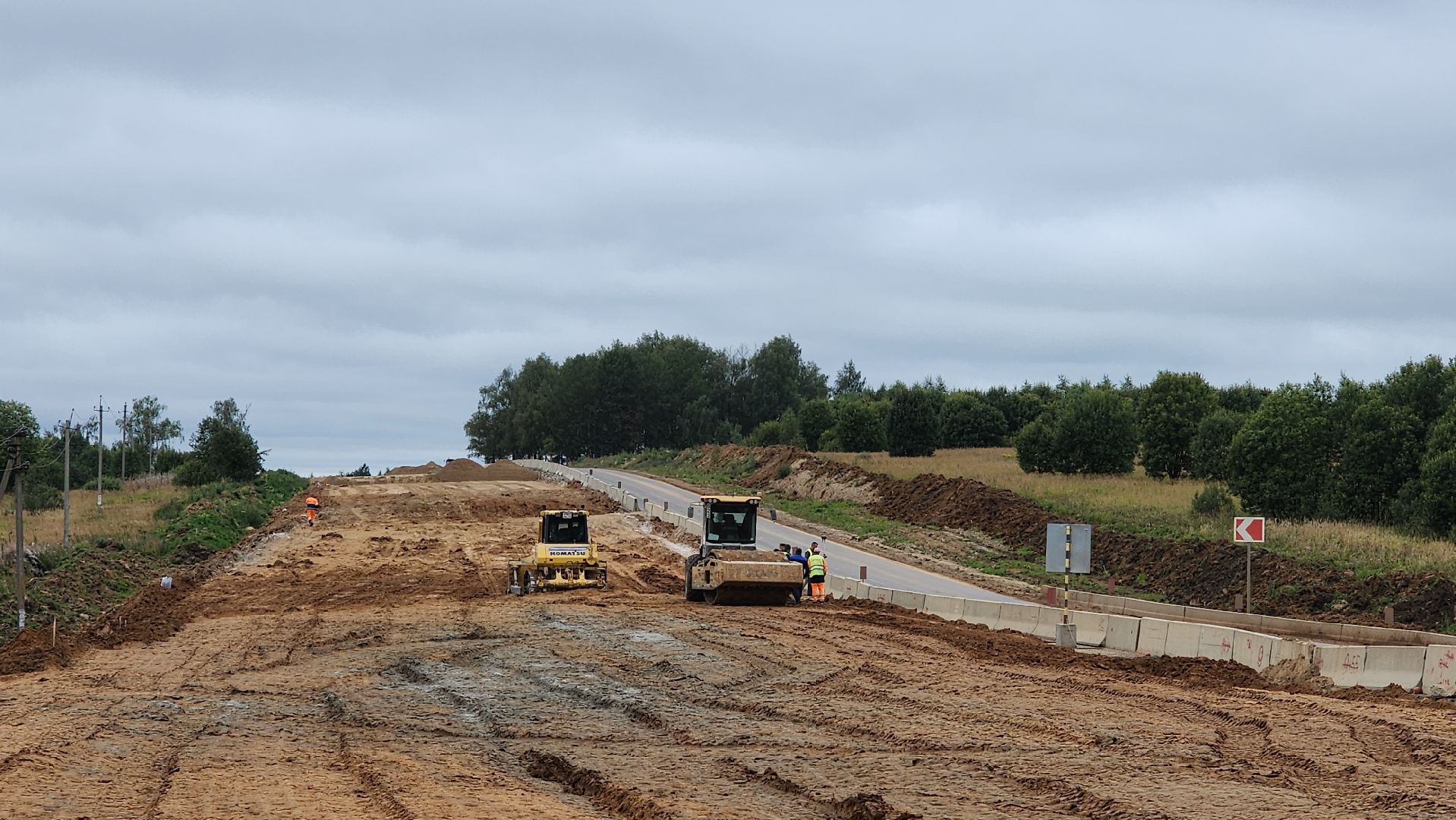м-9, балтия, ремонт дороги, волоколамск,