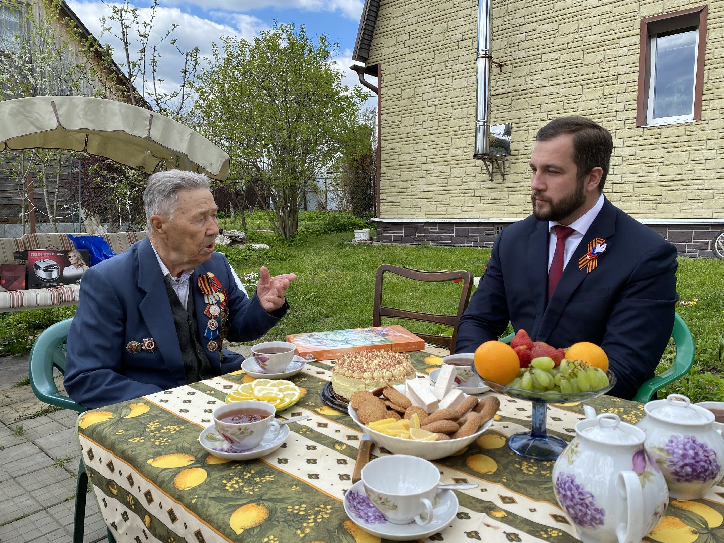 Чехов, День победы, губернатор, подарок, ветеран