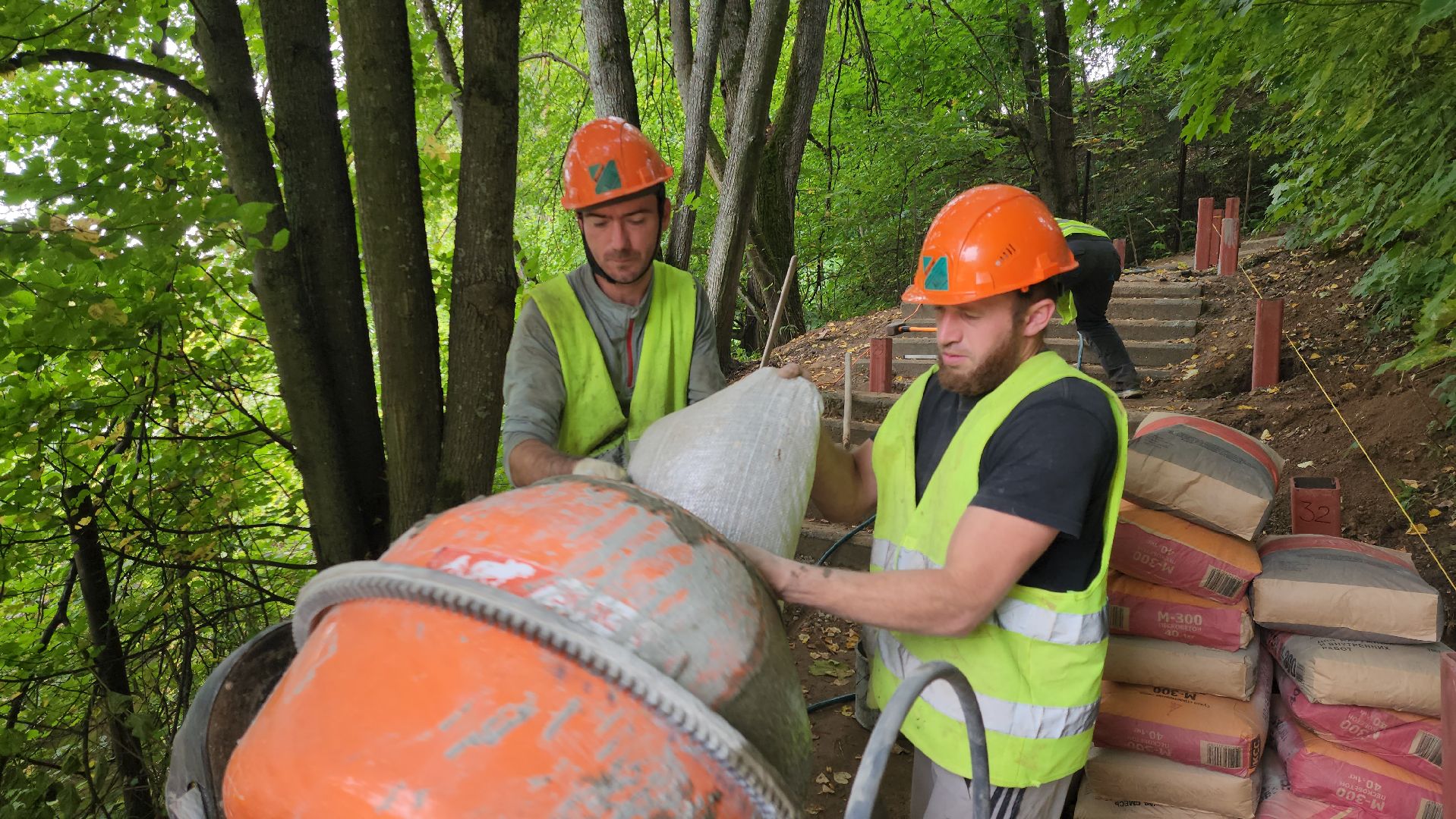 Руза , парк городок, благоустройство,